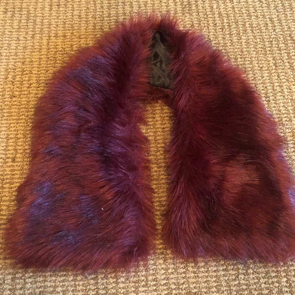NEW faux fur Rachel Zoe scarf